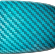 ToolEpic for Dodge Challenger Charger Durango Accessories 2015-2020 - Gear Shift Knob Trim Cover- ABS Plastic with Carbon Fiber Paint Surface, Perfect for Decoration - White Clearcoat