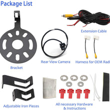 EWAY Backup Reverse Adjustable Spare Tire Mount Camera for 2007-2018 Jeep Wrangler JK Rubicon Rear View System Parking Camera
