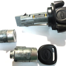 704600 706592 FOR SELECT CHEVROLET OEM IGNITION SWITCH LOCK CYLINDER + 2 DOOR LOCK CYLINDER + 2 KEYS