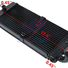 SINOCMP Replacement Radiator Cooler Fit Honda Shadow ACE 750 VT750C 1997-2003 2002 2001 Engine Part, 3 Month Warranty