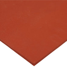 CS Hyde Silicone Sponge Rubber, Closed Cell, Commercial Grade, Medium Density, Acrylic Adhesive, 0.062" Thick, Red, 12" Width, 12" Length