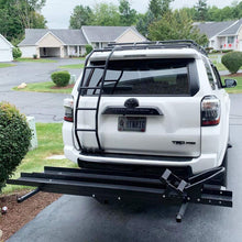 leofit 600LB Motorcycle Carrier Hitch Mount Bike Rack with Loading Ramp Heavy Duty