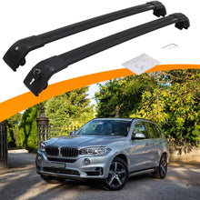 SnailAuto Fit for BMW X5 F15 2014-2018 Aluminium Roof Rack Cross Bars Black Luggage Rack