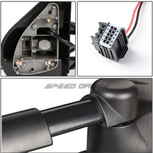 Pair Black Manual Telescoping Amber LED Turn Signal Side Towing Mirrors Replacement for Silverado Sierra GMT900 07-14