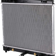 ECCPP Auto Parts Plastic Aluminum Replacement Radiator for 2006-2013 Toyota Yaris 1.5L CU2890 TO3010306,2890