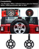 Super HD Vehicle Camera 1280x720 Pixels 1000 TV Lines car Rear View Back up Camera Parking Reverse for Jeep Wrangler Willys Unlimited Sahara Spare tire Rubicon Waterproof Night Vision