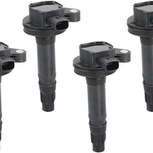 Ignition Coil Pack Set of 6 - Compatible with Ford, Mercury, Mazda & Lincoln Vehicles - 3.5L, 3.7L V6 Edge, F150, Explorer, Mustang, Taurus X, MKZ - Replaces 7T4E-12A375-EE, DG520, 7T4Z12029E, DG-520