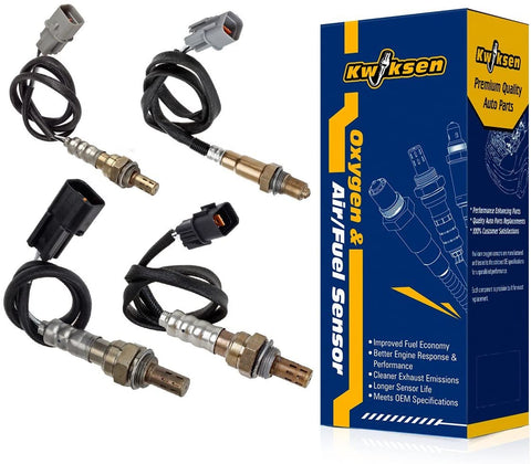 4pcs Heated Upstream and Downstream O2 Oxygen Sensor 234-4199 234-4656 234-4739 234-4738 Sensor 1 and Sensor 2 Replacement for Mitsubishi Galant 3.8L 2004-2006