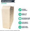 Think Crucial Molekule (TM) Replacement Pre-Filter, Compatible with Gray Version 2.1 Molekule (TM) Air Cleaner Purifier Machine, Bulk Pre Filters (4 Pack)