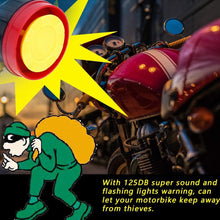 Tangxi Motorcycle Alarm System, 12V Motorcycle Anti-Theft with Remote Control,125ddB Super Sound& Flashing Lights Warning,5 Sensitivity Levels,Adjustable Universal for Most 12V Motorcycles