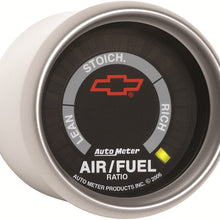Auto Meter 3675-00406 GM Performance Part Red 2-1/16" Full Sweep Electric Air/Fuel Ratio Gauge