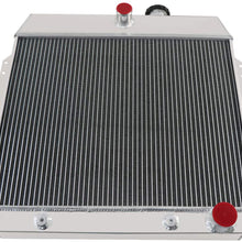 CoolingSky 4 Row All Aluminum Radiator for 1949-54 Chevy Bel Air/Sedan Delivery/Styleline Deluxe 6Cyl - Direct Replacement