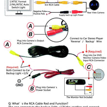 AupTech Car Rearview Camera for Cadillac CTS Only Sedan 2008 2009 2010 HD Waterproof Night Vision Reversing Camera Backup Parking Camera NTSC Wire
