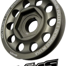 VMS Racing 99-00 Light Weight Billet Aluminum Crankshaft CRANK PULLEY Compatible with Honda Civic Si with the DOHC B16 engines B16A2 1999-2000