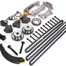 Engine Timing Chain Kit - Compatible with 3.0L 3.6L Chevy Equinox, Malibu, Traverse, GMC Acadia, Buick Enclave, Lacrosse, Cadillac CTS, SRX - Replace 9-0753S