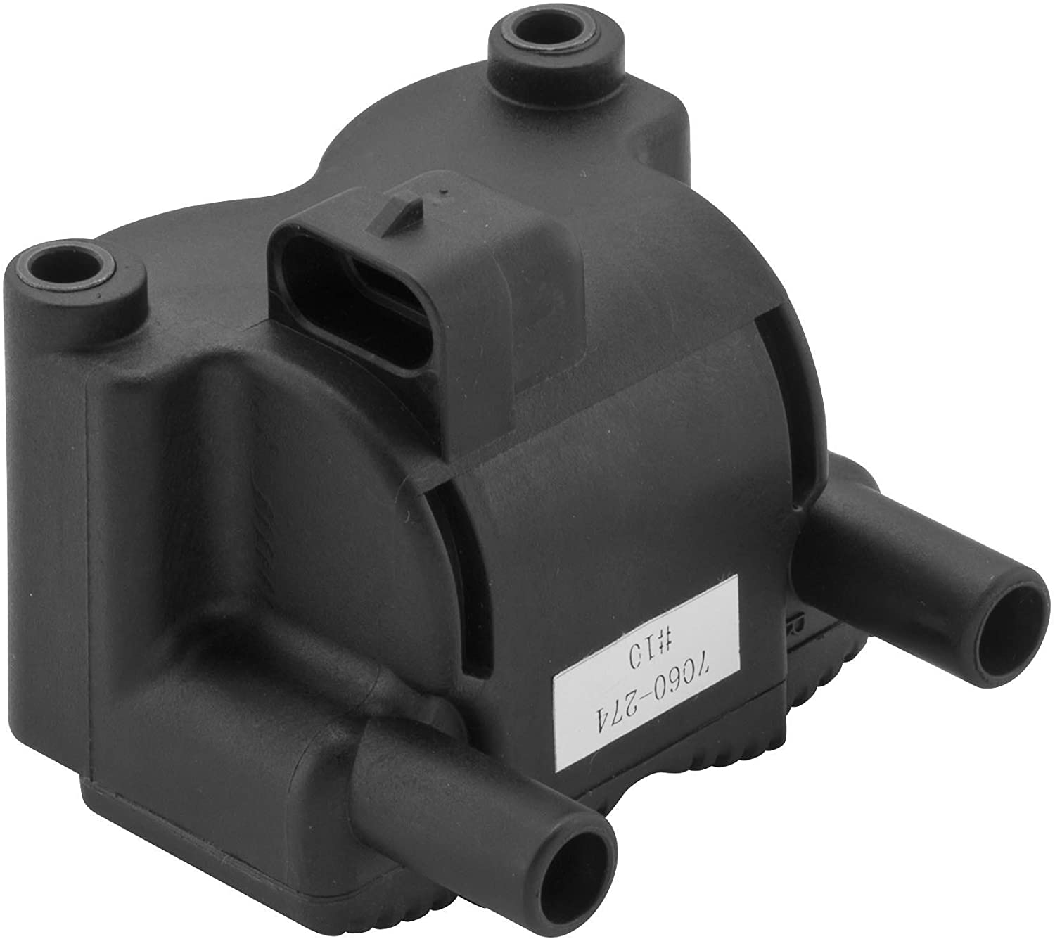 Twin Power Black Ignition Coil for Harley Davidson 2001-06 EFI Big Twins, Singl