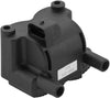 Twin Power Black Ignition Coil for Harley Davidson 2001-06 EFI Big Twins, Singl