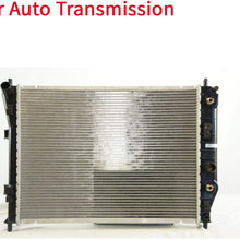 YGKJ Auto AT Aluminum/Plastic Radiator 1 Row compatible with Chevrolet Corvette SSR Saab 9-7x V8