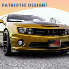 USA American Flag License Plate Cover – Zento Deals Patriotic Pledge of Allegiance Vintage Stainless Steel Thick Durable Novelty License Plate