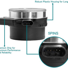 HQPASFY Mass Air Flow Sensor MAF Meter for Chevy Silverado Suburban GMC Sierra Yukon Cadillac Buick 4.8L, 5.3L, 6.0L & More Replaces# AF10043, 25318411, 25168491, 213-4160, 15904068