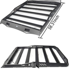 Seana Hard Top Roof Rack Cargo Luggage Carrier w/ 2X LED Lights Compatible with Jeep Wrangler JK 4 Doors (Exclude 2 Doors JK) 2007 2008 2009 2010 2011 2012 2013 2014 2015 2016 2017 2018