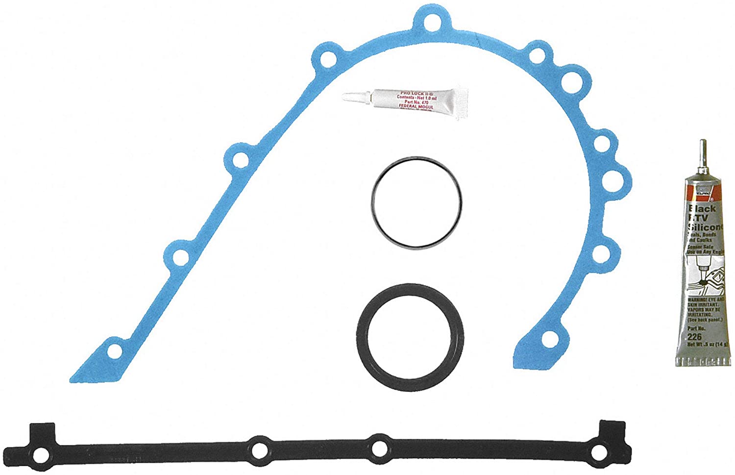 Fel-Pro TCS 45458 Timing Cover Gasket Set with Repair Sleeve
