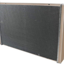 ALLOYWORKS 3 Row Full Aluminum Radiator for 1973-1991 Chevy GMC C/K Series Pickup Trucks Blazer Jimmy Engine Cooling Parts (A)