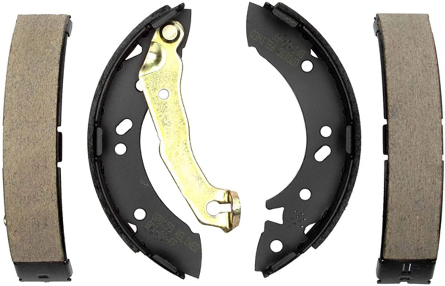 ACDelco 17707B Professional Bonded Rear Drum Brake Shoe Set