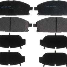 ACDelco 14D855C Advantage Ceramic Front Disc Brake Pad Set with Wear Sensor