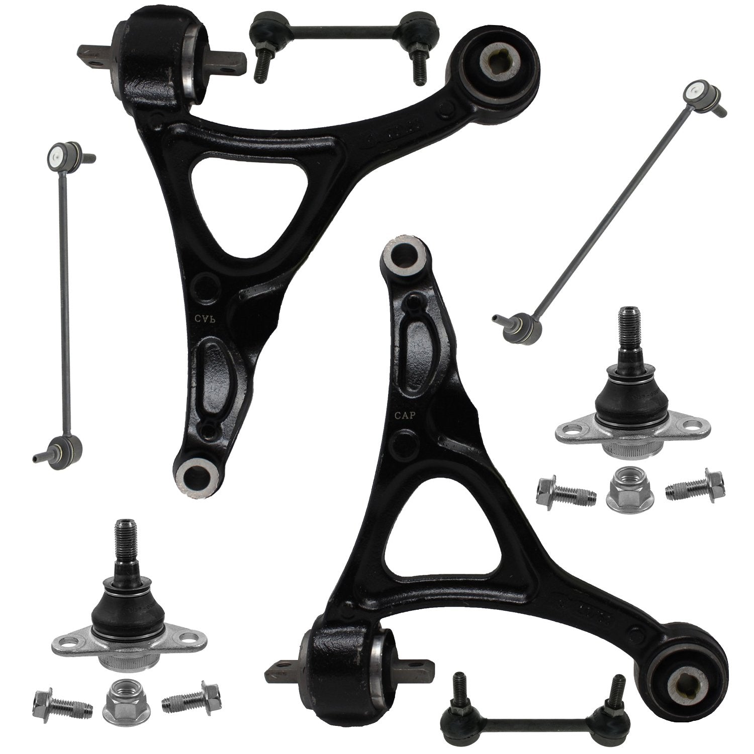 Pair Front Lower Control Arms w/Ball Joints & Bushings for 2003 2004 2005 2006 2007 2008 2009 2010 2011 2012 2013 Volvo XC90