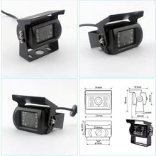 CAMSLEAD Car Backup Camera System 9 inch Monitor Built-in DVR Recorder with Quad Split Screen Side Camera Rear View Camera Monitor Kit for Truck Van Caravan Trailers Camper Bus RV Harvester