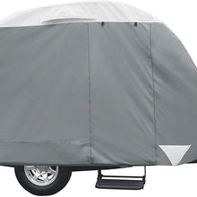 Classic Accessories Over Drive PolyPRO3 Deluxe Teardrop Trailer Cover, Fits up to 8' Trailers (80-296-143101-RT)