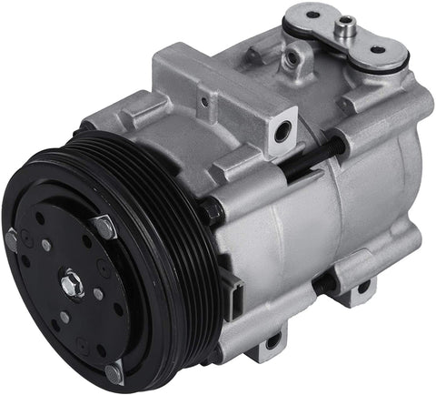 Mophorn CO 101510C (4L3Z19703AB) 4718120 Universal Air Conditioner AC Compressor 58151 57151 for 97-06 F-150 / Heritage A/C Compressor