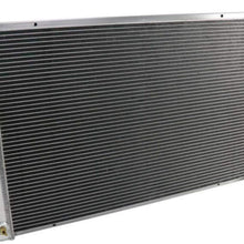 ALLOYWORKS 3 Row All Aluminum Radiator for 1973-1991 Chevy GMC C/K Series Pickup Trucks Blazer Jimmy Engine Cooling Parts (A)