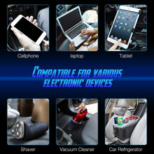 2020 Upgraded 150W Power Inverter Truck/RV Inverter 12V DC to 110V AC Converter with 4 AC Outlets 2.4A USB+QC 3.0+Type C Ports Modified Wave Inverter