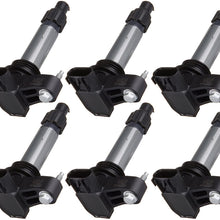 ECCPP Portable Spare Car Ignition Coils Compatible with Cadillac Chev-y Buick GMC Pontiac Saturn Suzuki 2007-2015 Replacement for UF569 C1555 for Travel, Transportation and Repair (Pack of 6)