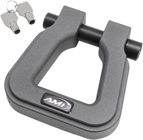 All Sales AMI 8812AM Demon V2- Square D-Ring Anthracite Metallic, 1 Pack