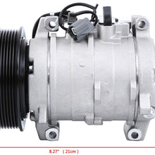 Honhill AC Compressor and A/C Clutch for 2003 2004 2005 2006 2007 Honda Accord 2.4L L4