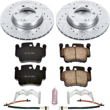 Power Stop K1698 Front Brake Kit with Drilled/Slotted Brake Rotors and Z23 Evolution Ceramic Brake Pads