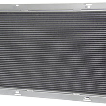 Primecooling 52MM 3 Row Core Aluminum Radiator for Montego Cougar Thunderbird Ranchero LTD II/Continental 1972-79