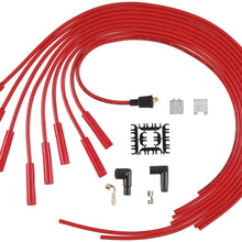 ACCEL 8Mm Spark Plug Wire Set Super Stock Spiral Universal Rd, Red
