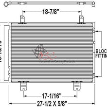 OSC Cooling Products 3643 New Condenser