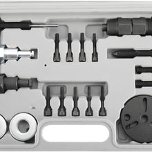 NovelBee 20pcs A/C Automotive Compressor Clutch Hub Remover Installer Puller Tool with Spanner Air Conditioner Tool