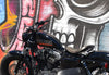 JBSporty Coil and Ignition Relocation Bracket w/Bobber Blue Taylor Wires Harley Davidson Sportster, Nightster, 72, 48 Iron Roadster 883 1200