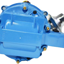 A-Team Performance HEI Complete Distributor Straight 6 Cylinder 240 and 300 65K Coil Compatible With Ford F100 F150 F250 E100 E150 One Wire Installation Blue Cap