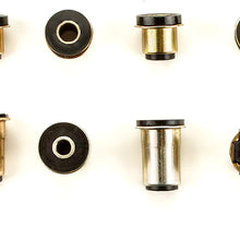 Andersen Restorations Black Polyurethane Control Arm Bushings Set with Oval Lower Control Arm Bushings Compatible with Oldsmobile 442/Cutlass OEM Spec Replacements (8 Piece Kit)
