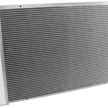 ALLOYWORKS 3 Row All Aluminum Radiator for 1973-1991 Chevy GMC C/K Series Pickup Trucks Blazer Jimmy Engine Cooling Parts (A)