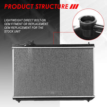 2271 OE Style Aluminum Core High Flow Cooling Radiator Replacement for Lexus RX300 99-03