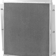 DNA Motoring RA+FS-CHEVYT47-3 3-Row Radiator with Fan Shroud