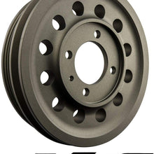 VMS RACING 90-93 Light Weight Billet Aluminum Crankshaft CRANK PULLEY Compatible with Mazda Miata 1990-1993 1.6L B6ZE Engine with LONG NOSE CRANK (ONLY) OEM SIZE (uses same belts)